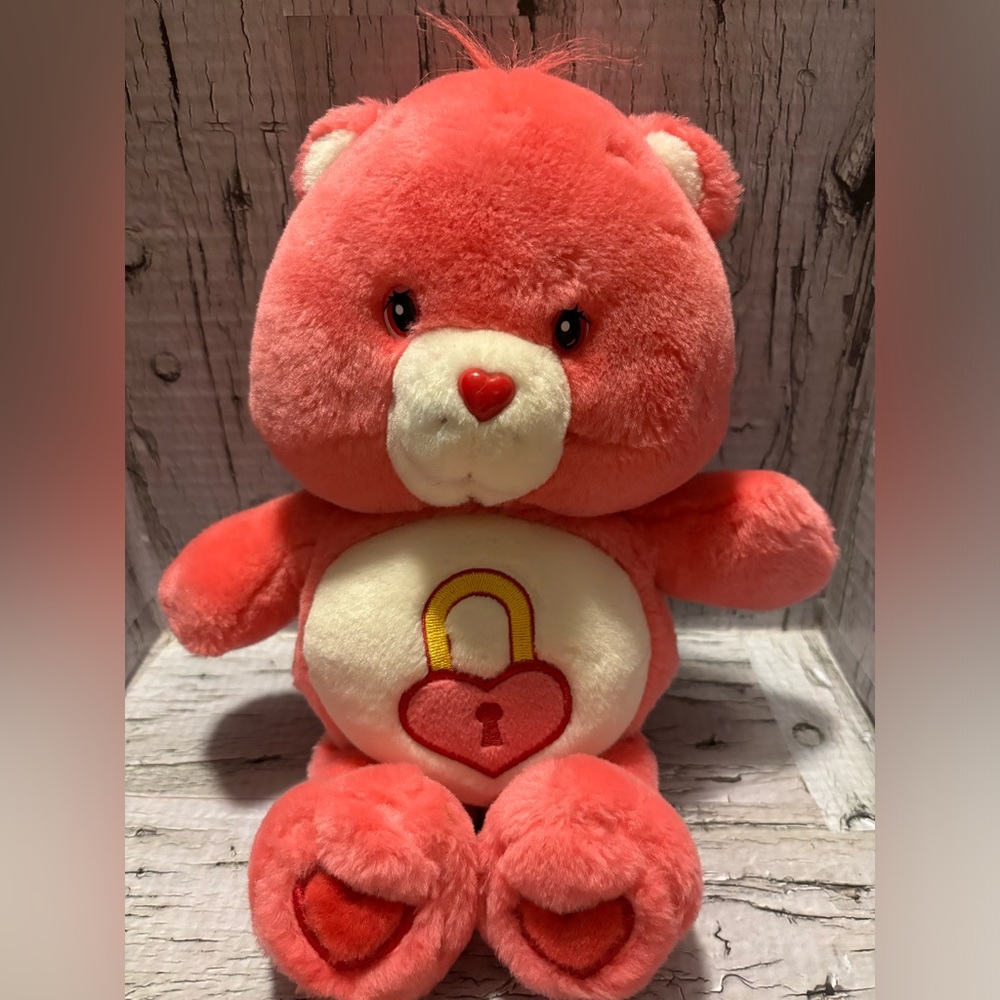 2004 Secret Care Bear 13” Pink Plush